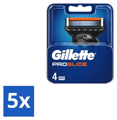 Produktbild von 5 x Gillette Fusion5 ProGlide Ersatzklingen - Vorteilspackung - 5 Stücke
