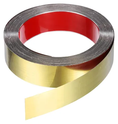Edelstahl-Spiegelleiste 40 mm x 12 m, selbstklebend