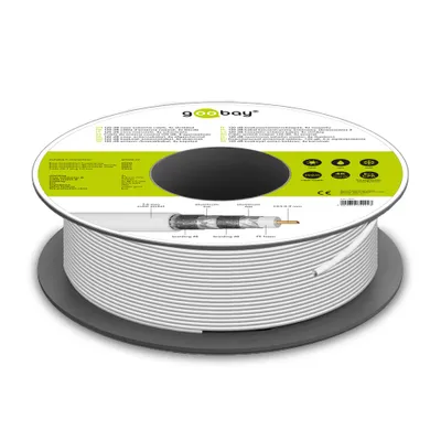 Produktbild von 120 dB SAT-Koaxialkabel, 4x geschirmt, CCS für digitale SAT- und BK-Kabelanlagen