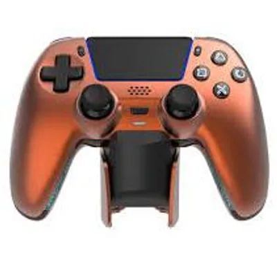 Immagine prodotto di Deltaco Gaming GAM-199-ORANGECOPPER, gamepad, PlayStation 5, PC, Android, iOS, tasto Home, D-Pad, tasto Condividi, tasto Opzioni, tasto Reset, con cavo e senza fili, Bluetooth/USB, USB Type-C