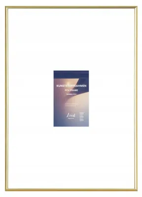 Produktbild von April RA19 Bilderrahmen PVC Gold Halbglanz