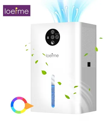Produktbild von Luftentfeuchter Elektrisch 1800 ml Raumentfeuchter Leise Automatisches Abtauen Digitalanzeige Wasserbehälter Timer 500 ml Tag für Zimmer Badezimmer