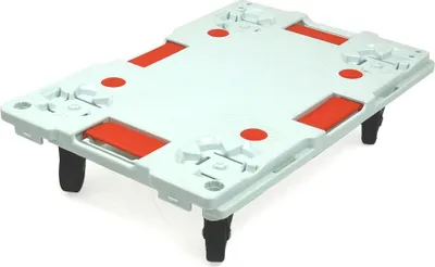 Produktbild von Transportroller aus Kunststoff, Tragfähigkeit 150 kg Weiß  x  x  - Weiß - Polypropylene (PP) - In -  & Outdoor - Nutzung - JOI - 028