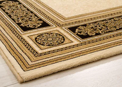 Produktbild von Steffensmeier Wohnzimmerteppich Classical Quality | Wohnzimmer | Beste Qualität | Orientalisch | Beige Gold Renaissance, Größe: 200x290 cm