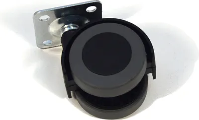 Produktbild von 4 Stück Möbelrollen ohne Bremse Räder Lenkrolle Bockrollen Laufrollen Gummirolle 40mm