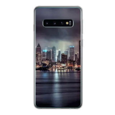 Produktbild von MuchoWow® Handyhülle Schutzhülle Hülle für Samsung Galaxy S10 New York - Amerika - Skyline Silikon Softcase Handy Hülle - Handytasche