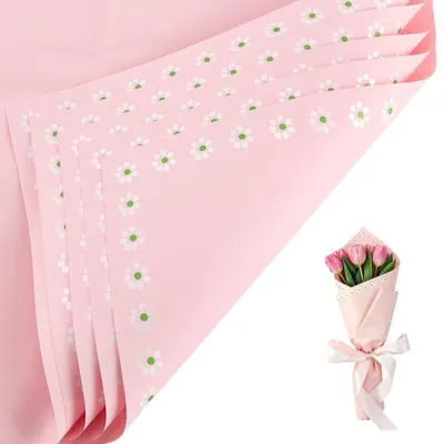 Productafbeelding van Verpakking Papier - 40 Vellen Roze Mexicaans Bloemenpapier