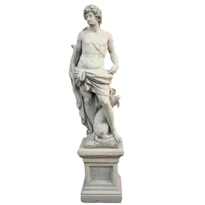 Produktbild von Schöne Figur Gott der Jagd Steinguss Frostfest Witterungsbeständig PO-409uPO-211