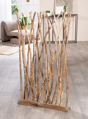 Obrázek produktu pro Gilde stojící reliéf, Spazio , dřevo, přírodní barva,Polyuretan1, d. 12 cm, š. 60 cm, v. 105 cm výška: 105,00 cm šířka: 60,00 cm hloubka: 12,00 cm 59145