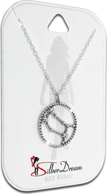 Image de SilberDream Collier 45cm 925 VRAI bijoux en argent constellation Gémeaux SDK8506W