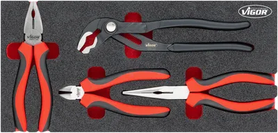 Image de VIGOR V5633N Jeu de pinces ∙393 mm x 188 mm x 35 mm