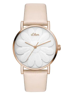 Produktbild von s.Oliver Damen Armbanduhr Echtleder