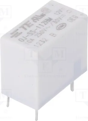 Produktbild von 1x Relais: elektromagnetisch  USpule : 12VDC  10A/250VAC 1419135-3 Elektromagnetis