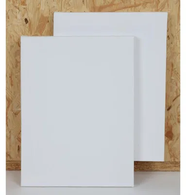 Produktbild von 6x 2er Set Baumwoll-Keilrahmen Leinwand 18x24cm für Öl- und Acrylfarben