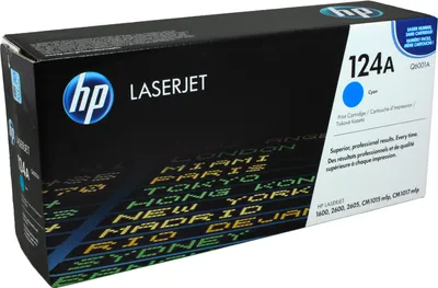 Produktbild von HP 124A Cyan Original LaserJet Tonerkartusche, 2000 Seiten, Cyan, 1 Stück(e)