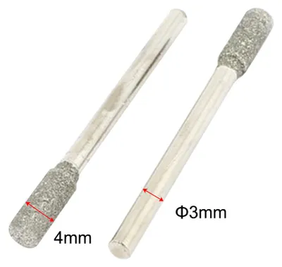 Produktbild von 3?mm Schaft 4?mm Zylinderkopf Punkte Schleifen Bit 6?PCS de