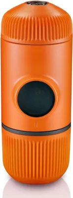 Produktbild von Tragbare, manuelle Espressomaschine – Mini-Kaffeemaschine ohne Stromversorgung, 18 bar – Orange