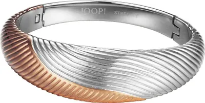 Produktbild von Joop Damen Armreif Edelstahl Silber Rose Waves JPBA10084A600