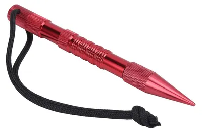 Marlinspieker Edelstahl-Nadeln für Leder & Paracord, rot