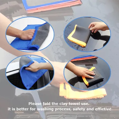 Obrázek produktu pro Auto Auto Detailing Čisticí utěrka Clay Bar Mikrovláknová rukavice Ručník