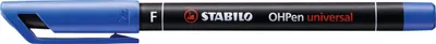 Produktbild von Folienstift - STABILO OHPen universal - permanent fein - Einzelstift - blau