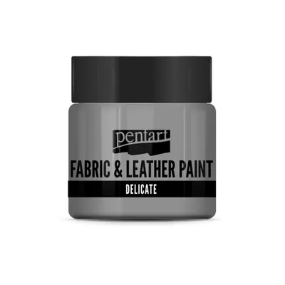 Obrázek produktu pro PENTART Jemná barva na textil a kůži, 50 ml, starostříbrná