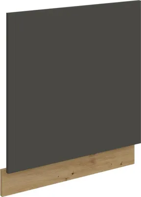 Produktbild von Tür für den Einbaugeschirrspüler LUNARA – 60 x 57 cm, Graphit/Eiche Artisan