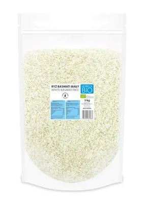 Obrázok produktu pre BEZLEPKOVÁ BIELA RYŽA BASMATI, 5 kg - HORECA PLANÉTA)