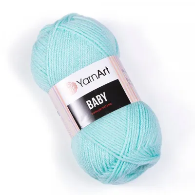 Produktbild von Yarn Art Baby 856 Light Blue Strickgarn
