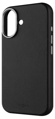 Image de Coque en cuir FIXED MagLeather pour Apple iPhone 17, compatible avec MagSafe, couleur noire