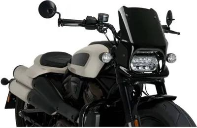 Produktbild von PUIG 21321N New Generation Sport  passend fuer HARLEY DAVIDSON SPORTSTER S RH1250S Schwarz