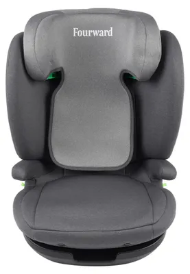 Imagen del producto de Asiento para niños, compatible con ISOFIX, certificado ECE R129, color gris