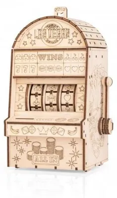 Immagine prodotto di Puzzle 3D, Macchina da gioco, EWA, legno, 176 pezzi