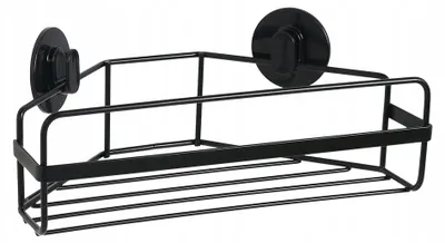 Produktbild von SEPIO Duschablage Schwarz, Badezimmer Organizer Eckig, Duschablage zum Hängen, Duschregal Organizer, Shower Shelf
