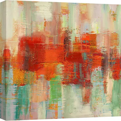 Immagine prodotto di Quadri su tela astratti moderni – Lucas – Sole, mare – 90 x 90 cm