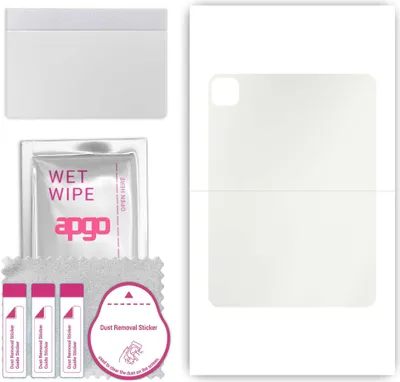 Produktbild von apgo Rückseite Schutzfolie, Matt, kompatibel mit Apple iPad Pro 11 (2021), Hinten Hydrogel-Displayschutzfolie mit Positionierhilfe, kratzfest, einfache Montage