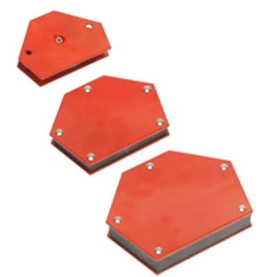 Produktbild von 3 Schweisser Winkelmagnet 45 60 75 90 135° Haltekraft 25 50 75 Lbs Schweißhelfer