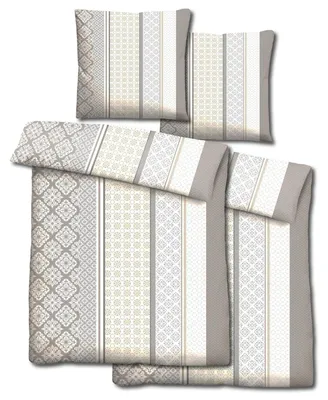Immagine prodotto di Set doppio di biancheria da letto in microfibra CloudComfort Basic, beige, 155 x 220 + 80 x 80 cm