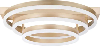 Obrázek produktu pro BELIANI Stropní lampa zlatá hliníková PS integrované LED světla kruhového tvaru dekorativní moderní glamour osvětlení