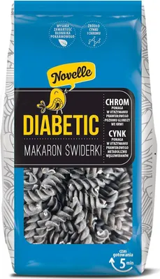 Obrázok produktu pre CESTOVINY (S ČIERNOU ŠOŠOVICOU) PRE DIABETIKOV GLOWERS 250 g - NOVELLE
