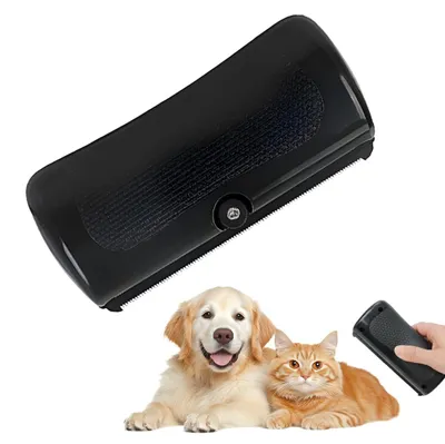 Fellbürste für Hunde & Katzen, Unterwollbürste, bis 10 cm