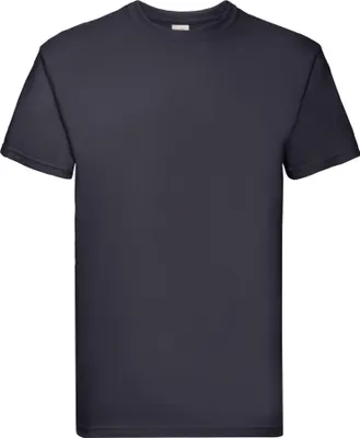 Imagen del producto de Fruit of the Loom - Camiseta "Super Premium" uni para hombre/mujer, modelo LT1780 (XXL), color azul marino oscuro