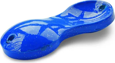 Produktbild von Zebco Flatty Teaser Buttlöffel (20g, 40g, 60g, 80g, 100g, 120g o.150g), Gewicht:60g, Farbe:blue-rainbow-glitter