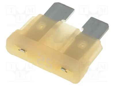 Produktbild von 10x Sicherung: Schmelz 25A 19mm KFZ ATO 0287025.PXCN Stard-Autosicherungen 32V