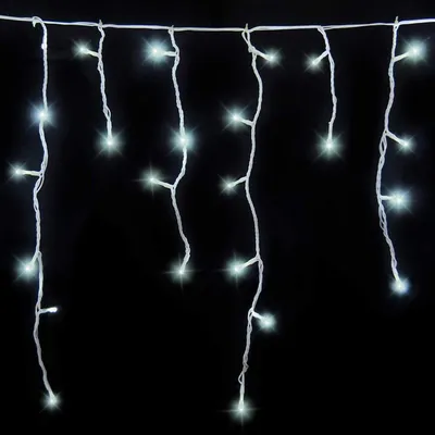 LED-Lichtkette 4,2 m, 240 LED, kaltweiß, IP44