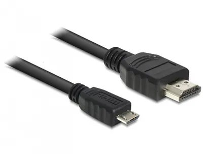 Zdjęcie produktu dla DeLOCK 83244, 2 m, HDMI Typu A (Standard), Czarny