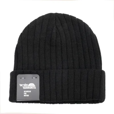 Produktbild von Brain Waves Beanie Rolan, black