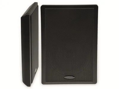 Produktbild von ChiliTec 17803 Flatpanel-Lautsprecher, 40W, schwarz Surround, 4 Ohm, 86dB, 2-Wege, Paar