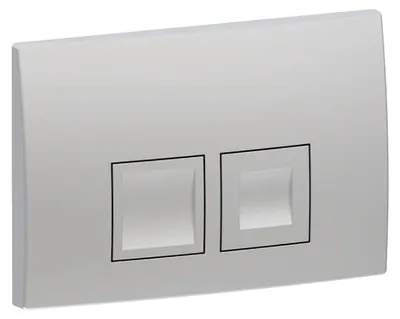 Immagine prodotto di Geberit Delta35 Plaque de déclenchement pour rinçage à 2 quantités, 115.135.46.5, 115.135.46.5