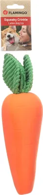 Obrázok produktu pre Hračka pre psov Flamingo Seezo mrkva oranžová